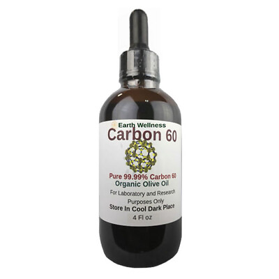 #ad Carbon 60 HIGH PURITY 99.99% Organic Olive Oil Buckminsterfullerene C60 4oz x1 $29.25