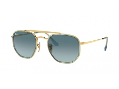 #ad Sunglasses Ray Ban RB3648M Marshall gold blue 299320 11 12ft Original $134.47
