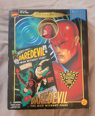 #ad Daredevil Toy Biz 1998 Marvel Comics Famous Cover Series 8 Inch Action Figure $13.00