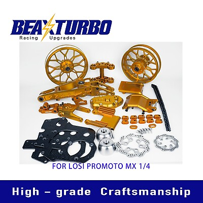 #ad BeaxTurbo Upgrade parts Package for LOSI Promoto MX 1 4 Motorcycle $689.90
