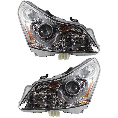 #ad Headlight Set For 2007 2008 Infiniti G35 Sedan Left and Right With Bulb 2Pc $494.66
