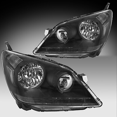 #ad For 2005 2007 2008 2010 Honda Odyssey Black Housing Clear Headlights Assembly $149.99