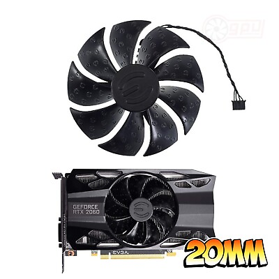 EVGA RTX 2060 1660 XC GAMING ITX Fan Replacement GPU Cooler PLD09220S12H GBP 18.95