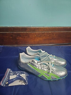 #ad Asics Track Shoes Hyper Rocket Girl SP G953Y 9388 Women#x27;s Size 11 Lace Up Silver $29.99