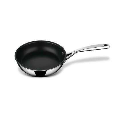 #ad Stahl Triply Stainless Steel Non Stick Artisan Nevrstick Frypan with Lid 20cm $88.61