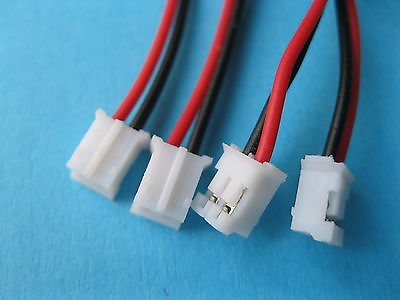 60 x PH 2.0mm 2Pin Female Polarized Connector w 26AWG 11.8inch 300mm Cable Lead $9.78