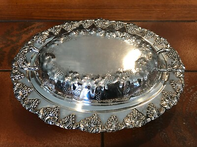 #ad S amp; G Gump co Plated on Copper 5801 Covered Serving Dish 12 1 2quot; x 9 3 4quot; $99.99