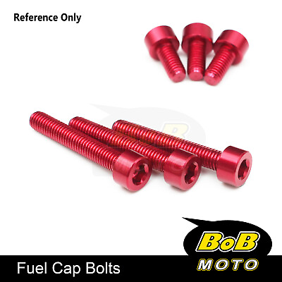 #ad CNC Fuel Gas Cap Bolts Fit Monster 821 14 19 848 1098 1198 All Year $14.83