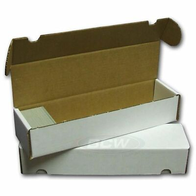BCW 800 COUNT ct Corrugated Cardboard Storage Box Sports Trading Gaming Cards $6.48