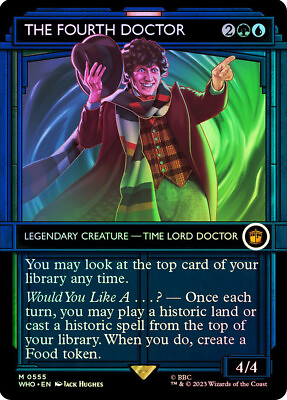 #ad MTG FOIL The Fourth Doctor Showcase Doctor Who Commander $2.19