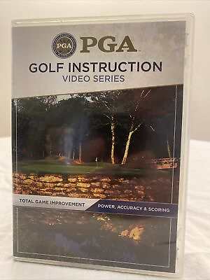 PGA GOLF INSTRUCTION VIDEO SERIES DVD TOTAL GAME IMPROVEMENT POWER amp; ACCURACY $5.99
