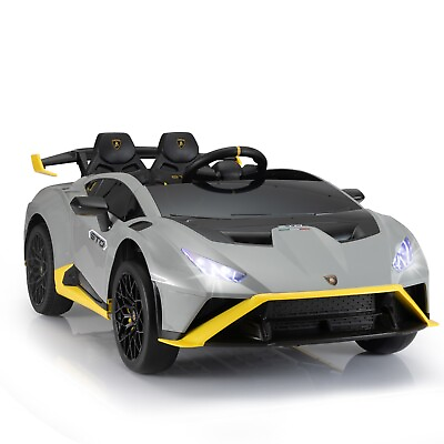 #ad TOBBI 24V Kids Ride on Licensed Lamborghini STO Electric Car Ride on Toys Remote $289.98