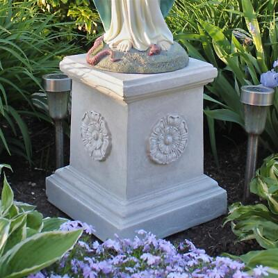 #ad Design Toscano English Rosette Garden Sculptural Plinth: Large $62.01