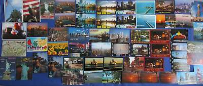#ad Lot 74 Rare Vintage 1960 1990#x27;s Postcards Blank NY Twin CA OH FL LA MI NM AR $21.99