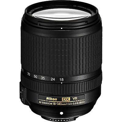 #ad Open Box Nikon NIKKOR 18 140mm f 3.5 5.6G AF S ED VR Zoom F Mount Lens $225.00