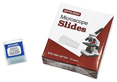 #ad Blank Microscope Slides amp; 100 Pieces Square Cover Glass E35.3501 $10.99