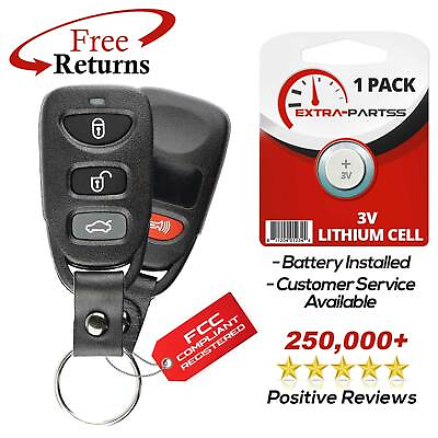 #ad For 2006 2007 2008 2009 2010 Hyundai Sonata Keyless Remote Key Fob OSLOKA 310T $11.39