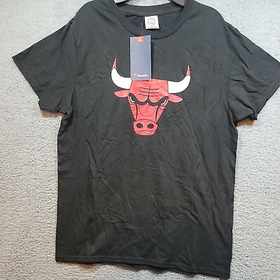 #ad Chicago Bulls Men#x27;s Fanatics black Primary Team Logo #0 WHITE size medium b7 48 $14.55