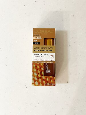 #ad L#x27;Oreal Paris Skincare Age Perfect Hydra Nutrition Eye Gel w Manuka Honey 0.5oz $19.99