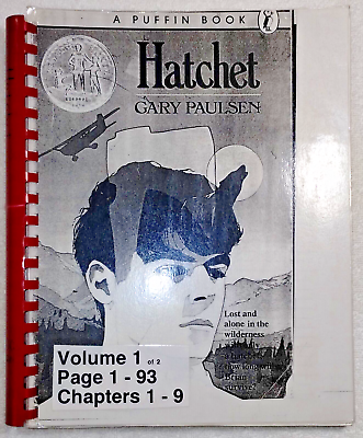 #ad Hatchet by Gary Paulsen LARGE PRINT for the low vision children $14.99