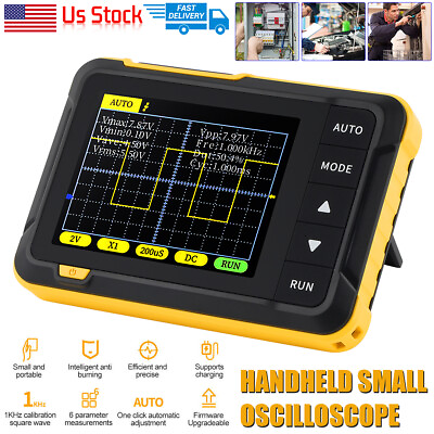 #ad FNIRSI DSO152 Handheld Small Oscilloscope Type C Portable Digital Oscilloscope $27.99