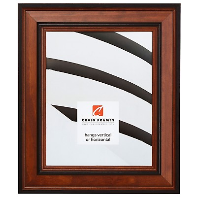 #ad Craig Frames Prairie Classic 2quot; Country Brown Solid Wood Picture Frame $37.99