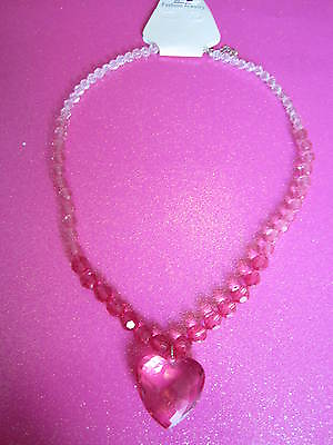 #ad PINK HEART NECKLACE $17.95