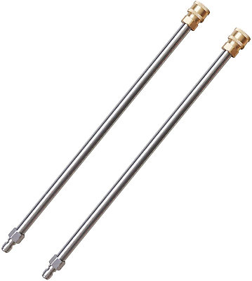 #ad Pressure Washer Extension Wand 17 Inch Stainless Steel Power Lance 2 Pack $13.32