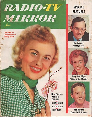 #ad Radio TV Mirror magazine June 1953 Jan Miner cover free shipping $12.99