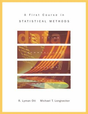 #ad A First Course in Statistical Methods With CDROM $5.84