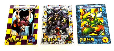 #ad 2002 Spider Man FilmCardz Promo Cards P1 P3 and P4 from ArtBox $25.00