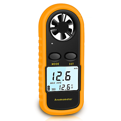 #ad NICE POWER Handheld Anemometer Digital Wind Speed Meter Air Flow Meter for Mea $21.16