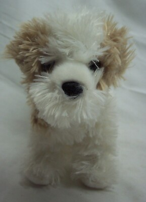 #ad Douglas CUTE AND SOFT TAN amp; WHITE TERRIER PUPPY DOG 8quot; Plush STUFFED ANIMAL Toy $18.50