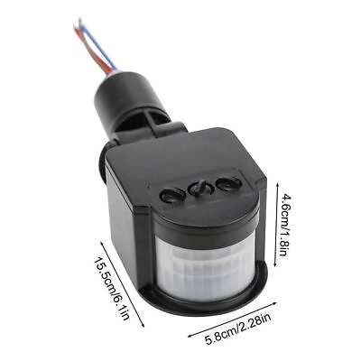 #ad HiLetgo Outdoor PIR DC 12V Automatic Infrared PIR Motion Sensor Switch for LED $3.05