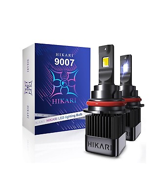 #ad HIKARI HyperStar 9007 HB5 25000LM Wireless LED Fog Bulbs $45.99