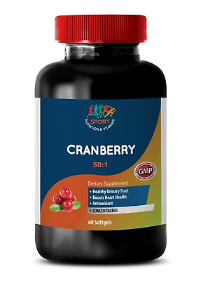 #ad Cranberry Urinary CONCENTRATED 50:1 CRANBERRY Powerful Natural Antioxdant 1B $19.06