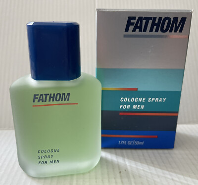 #ad Fathom For Men 1.7 oz Cologne Spray New In Box Rare by Mem Company Read Listing $11.95