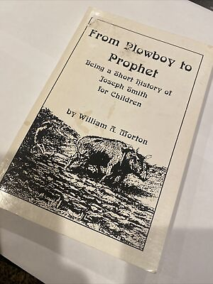 #ad 1952 From Plowboy to Prophet History LDS Mormon Church Book Reprint 1998 RARE $14.95