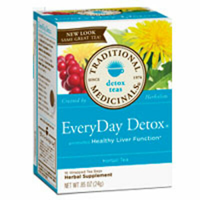 #ad EveryDay Detox Tea 16 Bags By Traditional Medicinals $10.04