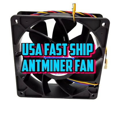 #ad 10 FANS SJ SG121238BS 12V 2.7A Antminer S7 S9 T9 L3 server 6000RPM 12cm $99.95