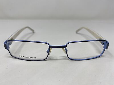 #ad Seventh Street S 128 PAR 50 18 135 Blue White Full Rim Eyeglasses Frame OX25 $50.00