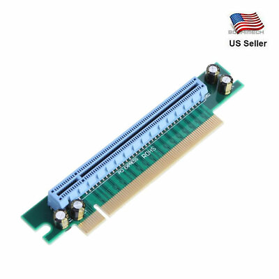 PCI E Express 16X 90 Degree Adapter Riser Card for 1U Computer Server Chassis $9.49