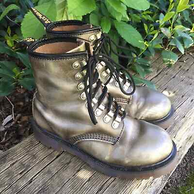 #ad VTG Dr Martens Tunnel Eye MIE Combat Boots RARE Women#x27;s 7 US 5 UK $140.00