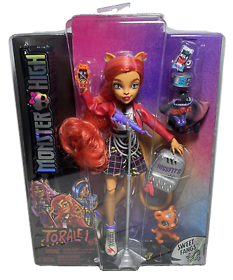 #ad Monster High Toralei Reboot 2022 Monster High With Sweet Fangs and Accessories $32.99
