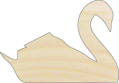 #ad Bird Swan Laser Cut Out Unfinished Wood Craft Shape BRD111 $27.46