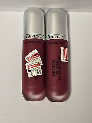#ad NEW 2 PACK Revlon Ultra Hd Lipstick 610 HD Addiction Dependence Matte $9.99