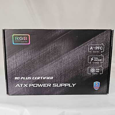#ad 850W ATX Power Supply Esgaming ES RGB850W $69.99