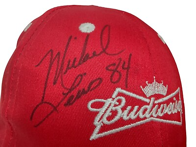 #ad Micheal Lewis #84 N O Saints Autographed Baseball Budweiser Cap Hat New Read $14.95