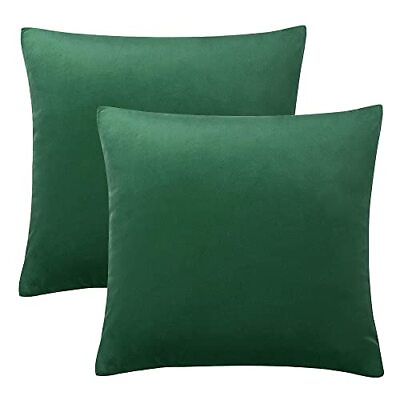 #ad NOKOLULU Velvet Decorative Throw Pillow Covers Couch Throw Pillow Covers 18x1... $13.25