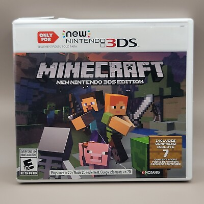 #ad Minecraft for New Nintendo 3DS Nintendo 3DS $40.00